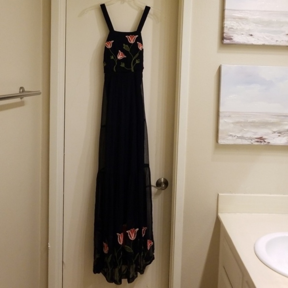 Anthropologie Tulipan Maxi dress 2 Floreat - Picture 5 of 6